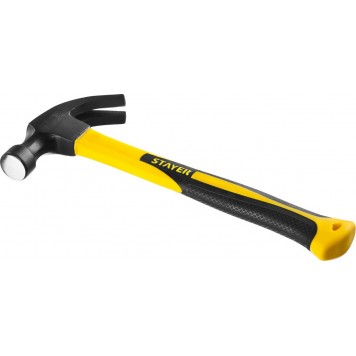 2026-450_z01 | 450 г молоток-гвоздодёр столярный с фиберглассовой рукояткой, STAYER FIBERGLASS-0