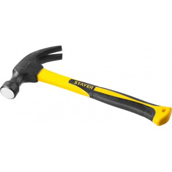 2026-560_z01 | 560 г молоток-гвоздодёр столярный с фиберглассовой рукояткой, STAYER FIBERGLASS-0