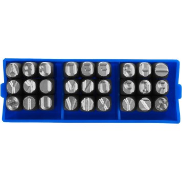 21505-08_z01 | Клейма буквенные латинские, шрифт 8мм, ЗУБР-3
