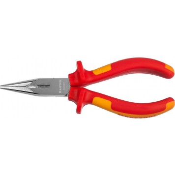 2202-3-16_z01 | Тонкогубцы, Cr-Mo сталь, двухкомпонентная маслобензостойкая рукоятка, хромированное покрытие, 160мм., KRAFTOOL ELECTRO-KRAFT-0