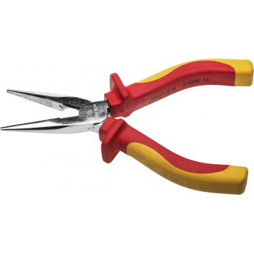 22145-3-16 | Тонкогубцы "ПРОФИЭЛЕКТРИК", диэлектрические, двухкомпонентная маслобензостойкая рукоятка, до ~1000В, 160мм, ЗУБР ПРОФЕССИОНАЛ-0