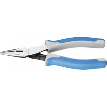 22173-3-11 | Тонкогубцы хромоникелевая сталь, двухкомпонентная рукоятка, 115мм, ЗУБР ПРОФЕССИОНАЛ-0