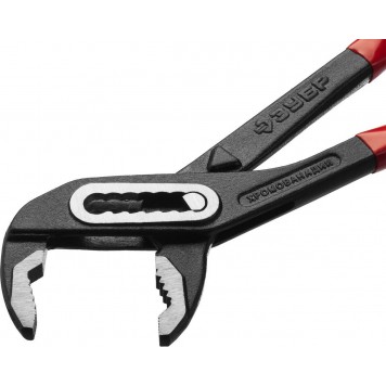 2242-24_z01 | Клещи переставные Сr-V, высокомощный коробчатый шарнир, 250мм, ЗУБР МАСТЕР-3