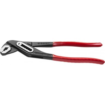 2242-30_z01 | Клещи переставные Сr-V, высокомощный коробчатый шарнир, 300мм, ЗУБР МАСТЕР-0