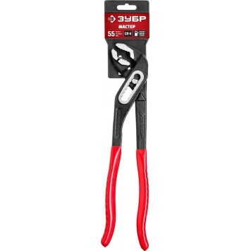 2242-30_z01 | Клещи переставные Сr-V, высокомощный коробчатый шарнир, 300мм, ЗУБР МАСТЕР-1