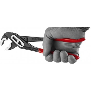 2242-30_z01 | Клещи переставные Сr-V, высокомощный коробчатый шарнир, 300мм, ЗУБР МАСТЕР-4