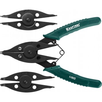 22811 | Съемник стопорных колец, внешний/внутренний, 12-в-1, KRAFTOOL-0