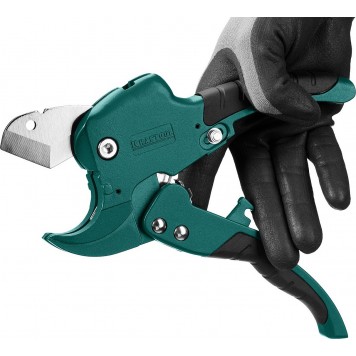 23406-42 | Ножницы 2-в-1 автоматические для всех видов пластиковых труб и небольших плоских пластиковых деталей, d=42 мм (1 5/8"), KRAFTOOL GX-700-8