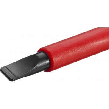 250083-8.0-175 | Отвертка, высоковольтная, Cr-Mo-V стержень, двухкомпонент. маслобензостойкая рукоятка, SL, 8,0х175мм, KRAFTOOL-5