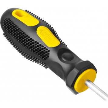 2513-H2_z01 | Набор: Отвертки слесарные, двухкомпонентная рукоятка, магнитный наконечник, 2 / 6мм - 100мм, 2шт, STAYER MASTER-3