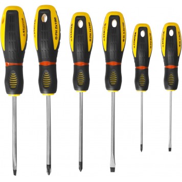 25133-H6_z02 | Набор "PROTech": Отвертки, Cr-Mo, эргономичная двухкомпонентная рукоятка, 6шт, STAYER PROFESSIONAL-0