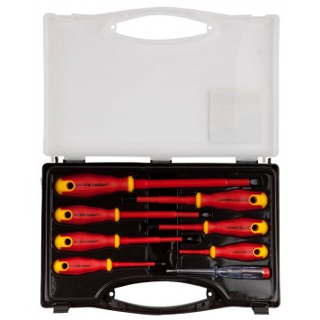 25145-H8_z01 | Набор: Отвертки диэлектрические, тестер, 100-250В, Cr-V, 8шт, STAYER ELECTRO-0