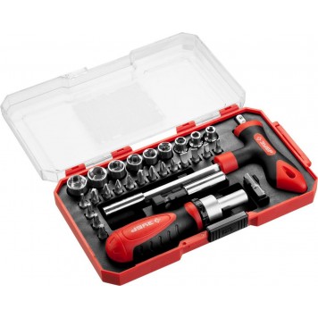 25168-H29 | Набор: Отвертка с насадками, Cr-V сталь, в компактном боксе, ЗУБР МАСТЕР-5