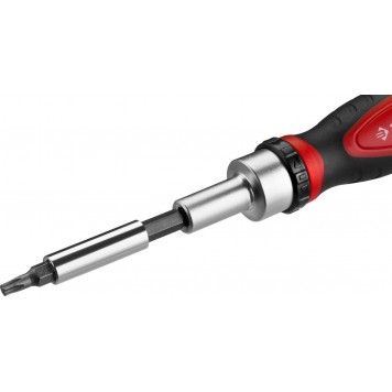 25168-H29 | Набор: Отвертка с насадками, Cr-V сталь, в компактном боксе, ЗУБР МАСТЕР-11