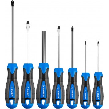 25240 | Набор: Отвертки профессиональные, Cr-Mo сталь, магнитный наконечник, в коробке, 27 предметов, ЗУБР ПРОФЕССИОНАЛ-5