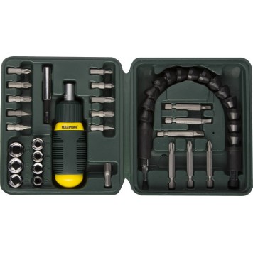 25556-H27 | Набор Отвертка реверсивная с битами и торцовыми головками, 27 предметов, KRAFTOOL-0