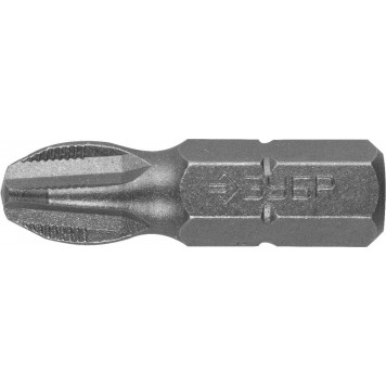 26001-3-25-2 | Биты кованые, хромомолибденовая сталь, тип хвостовика C 1/4", PH3, 25мм, 2шт, ЗУБР МАСТЕР-0