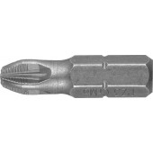 Биты кованые, хромомолибденовая сталь, тип хвостовика C 1/4", PZ3, 25мм, 2шт, ЗУБР 26003-3-25-2