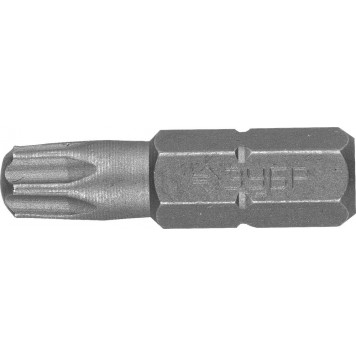 26005-30-25-2 | Биты кованые, хромомолибденовая сталь, тип хвостовика C 1/4", T30, 25мм, 2шт, ЗУБР МАСТЕР-0