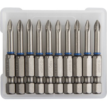 26013-1-50-10 | Биты торсионные кованые, обточенные, хромомолибденовая сталь, тип хвостовика E 1/4", PZ1, 50мм, 10шт, ЗУБР ЭКСПЕРТ-0