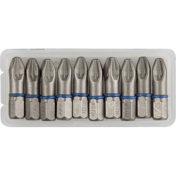 26013-3-25-10 | Биты торсионные кованые, обточенные, хромомолибденовая сталь, тип хвостовика C 1/4", PZ3, 25мм, 10шт, ЗУБР ЭКСПЕРТ-0