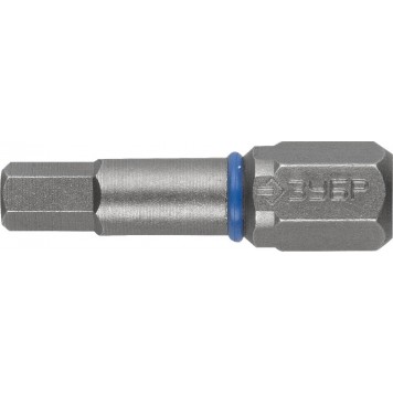 26017-3-25-2 | Биты торсионные кованые, обточенные, хромомолибденовая сталь, тип хвостовика C 1/4", HEX3, 25мм, 2шт, ЗУБР ЭКСПЕРТ-0