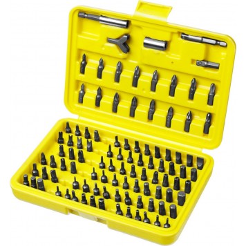 2604-H100 | Набор: Биты, полный ассортимент стандартных и специальных шлицов, адаптеры, Cr-V, 100 предметов, в боксе, STAYER SUPER UNIVERSAL-3