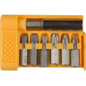 Набор Биты с магнитным адаптером в плоском мини-боксе, 7 предметов, STAYER 26082-H7