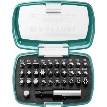 26083-H32 | Набор бит, 32 предмета, Cr-Mo, KRAFTOOL GRAND-0