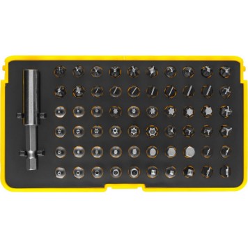 26084-H61 | Набор: Биты CR-V, с магнитным адаптером, 61 предмет, STAYER SUPER UNIVERSAL-6