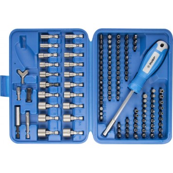 26096-H122 | Набор Биты Cr-Mo, 120 предметов, в боксе, ЗУБР УНИВЕРСАЛ-0