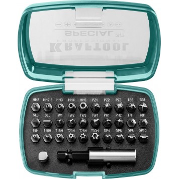 2610-H32 | Набор специальных бит, 32 предмета, Cr-Mo, KRAFTOOL SPECIAL-32-0