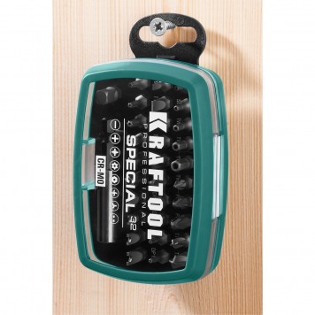 2610-H32 | Набор специальных бит, 32 предмета, Cr-Mo, KRAFTOOL SPECIAL-32-7