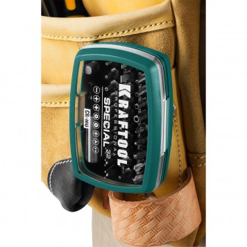 2610-H32 | Набор специальных бит, 32 предмета, Cr-Mo, KRAFTOOL SPECIAL-32-8