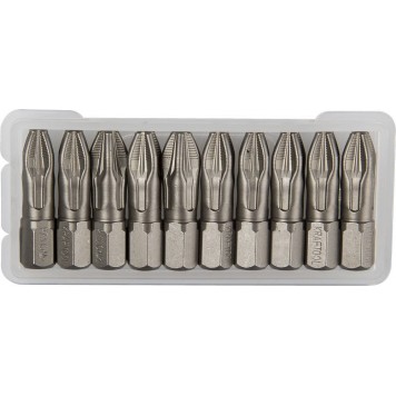 26123-3-25-10 | Биты торсионные кованые, обточенные, Cr-Mo сталь, тип хвостовика C 1/4", PZ3, 25мм, 10шт, KRAFTOOL X-DRIVE-0