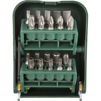 26135-H21 | Набор бит, в мобильном бит-боксе с клипсой, Cr-V, 25мм, 21 предмет, KRAFTOOL EXPERT-0