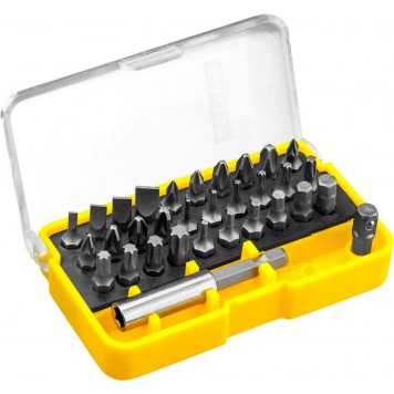 26135-H32 | Набор: Биты Cr-Mo, в компактном боксе, 32 предмета, STAYER PROFI-4