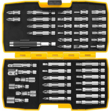 26135-H44 | Набор: Биты многофункциональные CR-MO, головок и адаптеров в ударопрочном компактном боксе, 44 предмета, STAYER PROFI-0