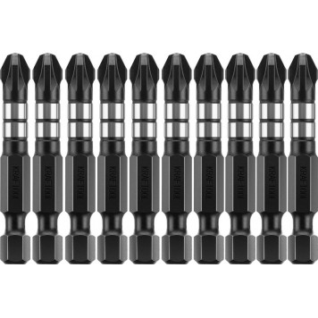 26193-3-50-S10 | Биты, тип хвостовика E 1/4", PZ3, 50мм, 10шт, в пластиковом боксе, KRAFTOOL IMPACT PRO-6
