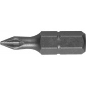 Биты хвостовик C 1/4", PH №1, 25мм, 2 шт, STAYER 26201-1-25-02
