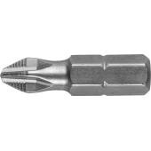 Биты хвостовик C 1/4", PH №2, 25мм, 2 шт, STAYER 26201-2-25-02