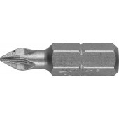 Биты хвостовик C 1/4", PZ №1, 25мм, 2шт, STAYER 26221-1-25-02