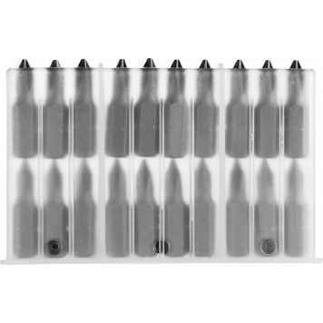 26251-1-25-20 | Биты PH№1, тип хвостовика C 1/4", длина 25мм, 20шт, MIRAX-3