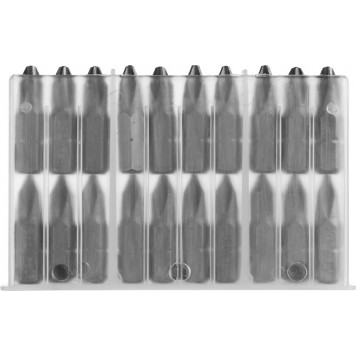 26251-2-25-20 | Биты PH№2, тип хвостовика C 1/4", длина 25мм, 20шт, MIRAX-3