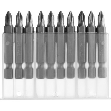 26253-1-50-10 | Биты PH№1, тип хвостовика E 1/4", длина 50мм, 10шт, MIRAX-3