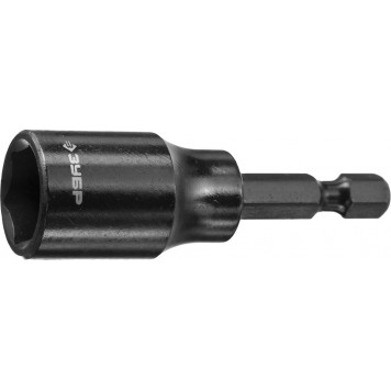 26377-13 | Бита с торцовой головкой, удлиненная, хвостовик E 1/4", 13мм, 1шт, ЗУБР ПРОФИ-3