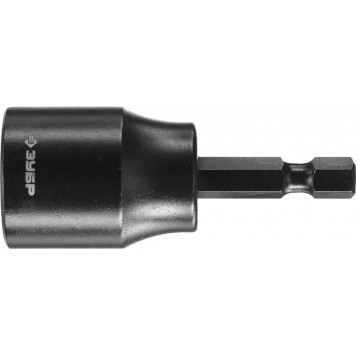 26377-17 | Бита с торцовой головкой, удлиненная, хвостовик E 1/4", 17мм, 1шт, ЗУБР ПРОФИ-0
