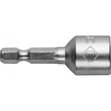 26392-10-02 | Биты с торцовой головкой, магнитные, Cr-V, тип хвостовика E 1/4", 10х45мм, 2шт, ЗУБР МАСТЕР-0