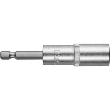 26396-12 | Бита с торцовой головкой, удлиненная, Cr-V, хвостовик E 1/4", 12мм, KRAFTOOL-0