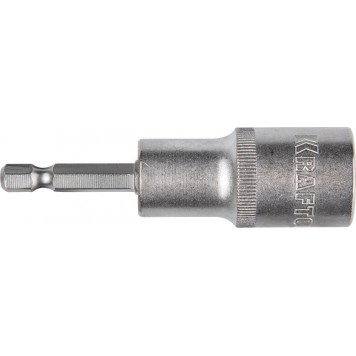 26396-17 | Бита с торцовой головкой, удлиненная, Cr-V, хвостовик E 1/4", 17мм, KRAFTOOL-0